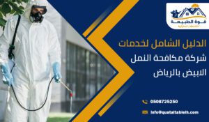 الدليل الشامل لخدمات شركة مكافحة النمل الابيض بالرياض
