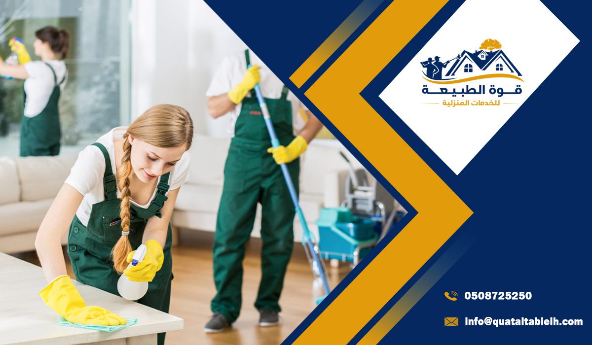 تنظيف غرفة المعيشة في الرياض