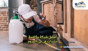 أفضل شركة مكافحة حشرات في حي المروج