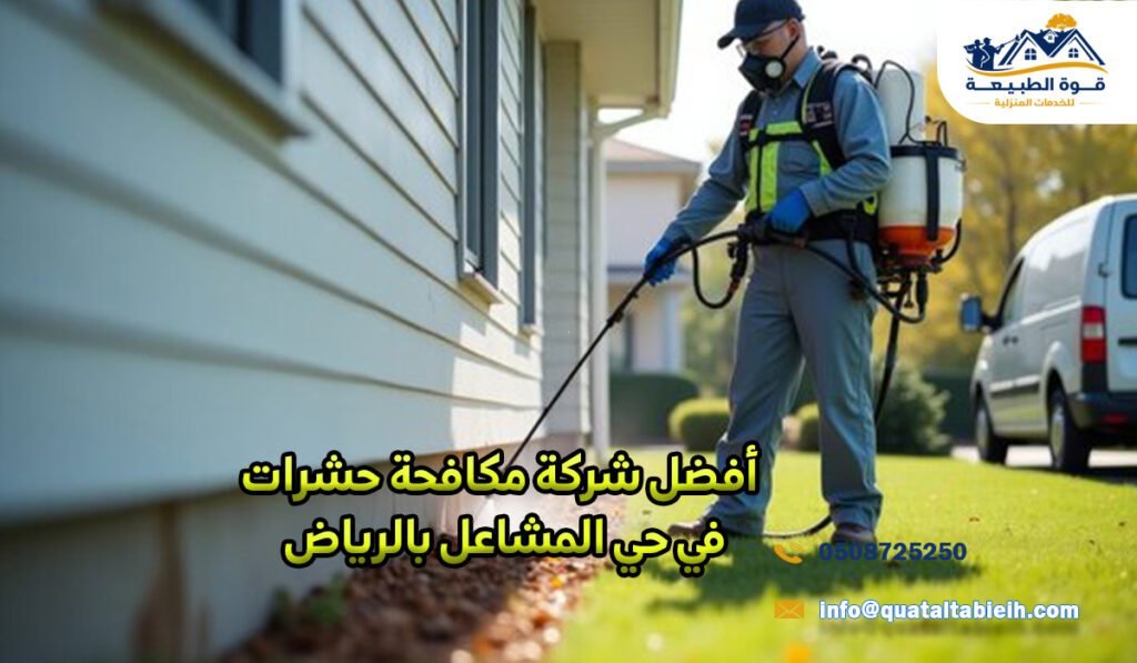 أفضل شركة مكافحة حشرات في حي المشاعل بالرياض